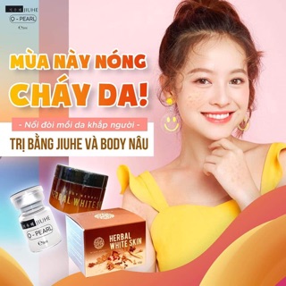 Combo 3 serum jiuhe + tắm trắng péau + ủ lạnh gissy
