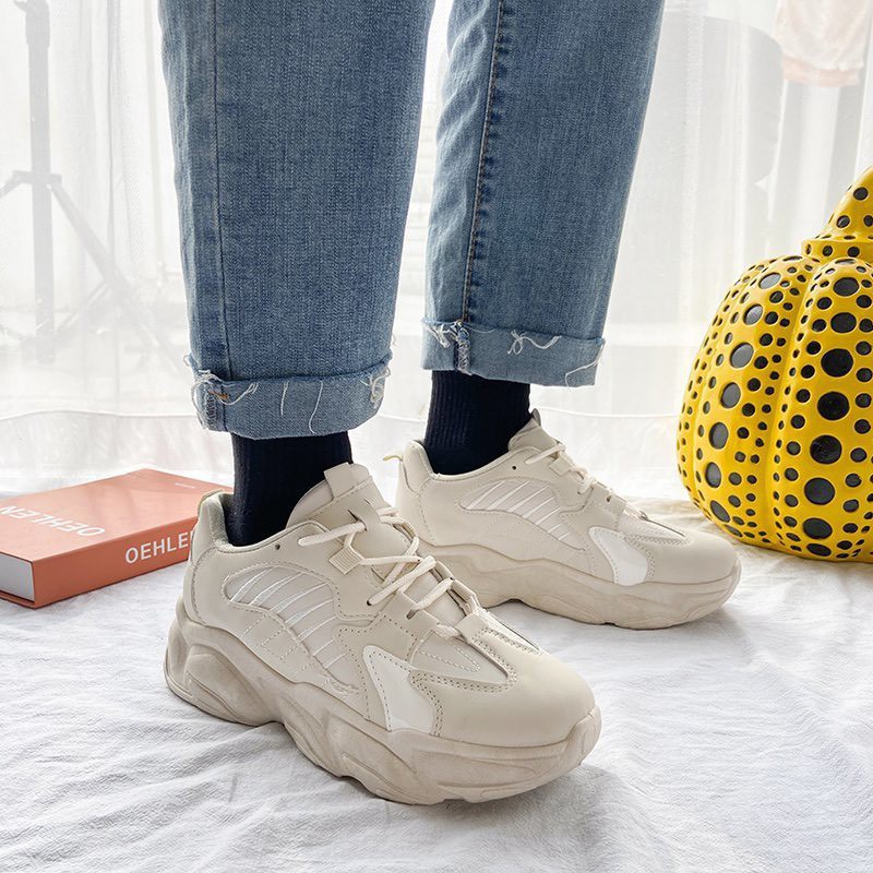 XẢ KHO (S99) Giầy thể thao nữ đế 5 phân trơn màu (Mã B1)