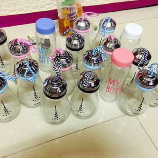 BÌnh nước thủy tinh bóng đèn 450ml
