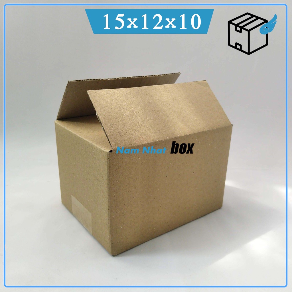 Hộp bìa giấy carton 15x12x10cm đóng gói hàng giá rẻ - NamNhat Box