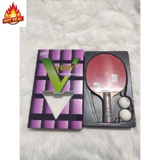 SALE [𝑭𝑹𝑬𝑬𝑺𝑯𝑰𝑷] Vợt Bóng Bàn Very 729 3 Sao phù hợp cho người mới chơi ::