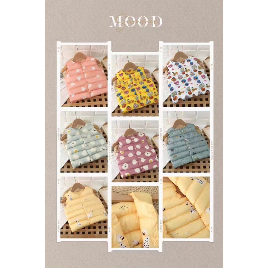 Áo phao gile Quảng châu cho bé trai, bé gái K016