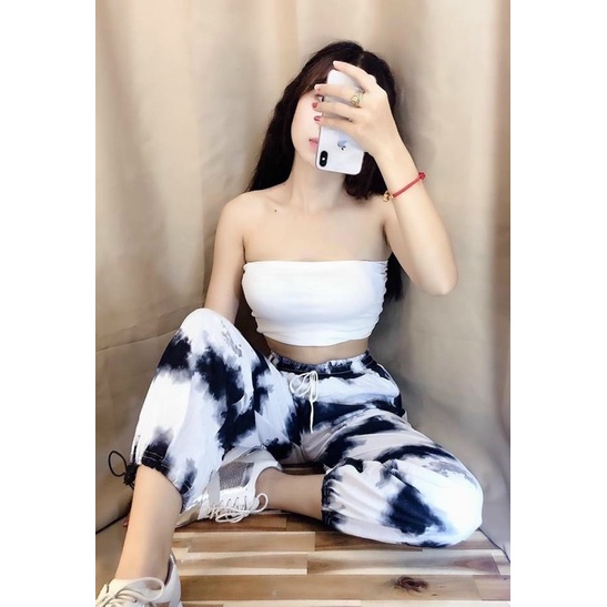 Áo ống trơn borip dày dặn