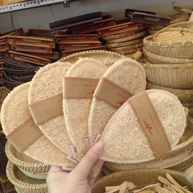 Sơ mướp tẩy tế bào chết