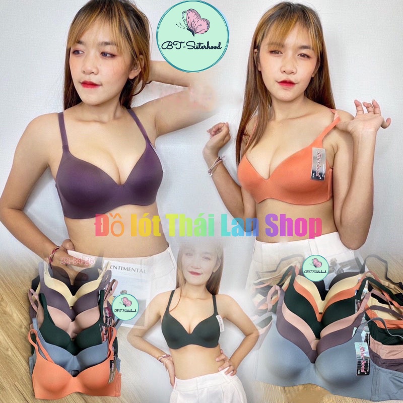Áo ngực nữ Sisterhood 6229 Thái Lan Cup A không gọng thoải mái, đệm mỏng cho ngực vừa và nhỏ, chất vải mềm mịn, VANVENE
