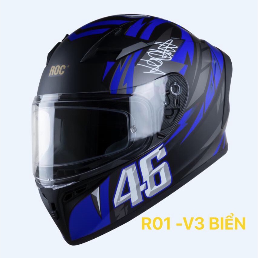 MŨ BẢO HIỂM FULLFACE CHÍNH HÃNG ROC-01