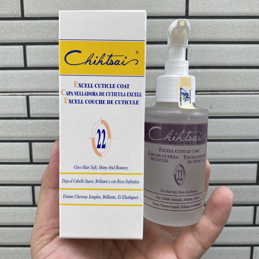 Dầu dưỡng bóng tóc Chihtsai No.22 Excell Curticle Coat 75ml