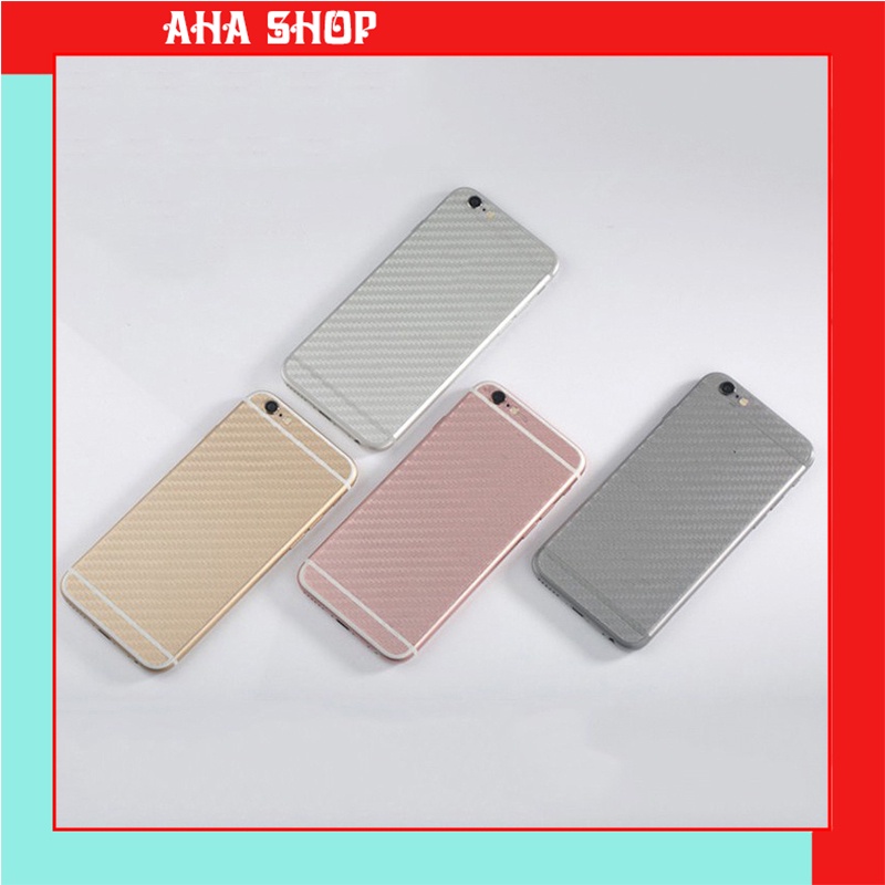⚡️ Giá Sỉ ⚡️ Miếng Dán Lưng CARBON ( Cacbon ) Cho iphone - Chống Bám Vân Tay