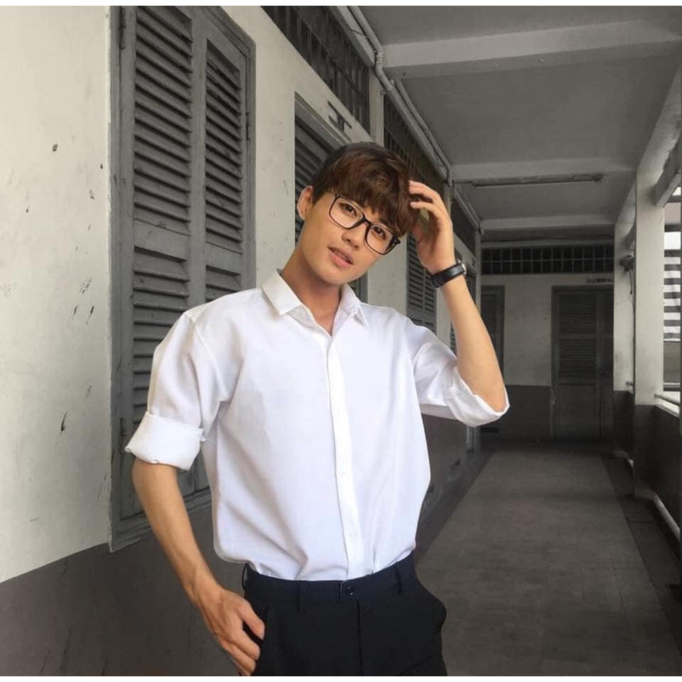 Áo Sơ Mi dài tay cổ bẻ Nam Nữ Unisex_ZOZO