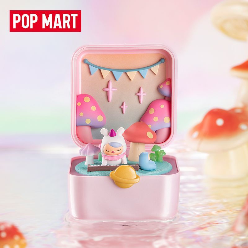 ❤sản phẩm chính thức❤PUCKY ELF Strange Planet Series POPMART Hộp mù Quà tặng Con búp bê Người mẫu Đồ chơi