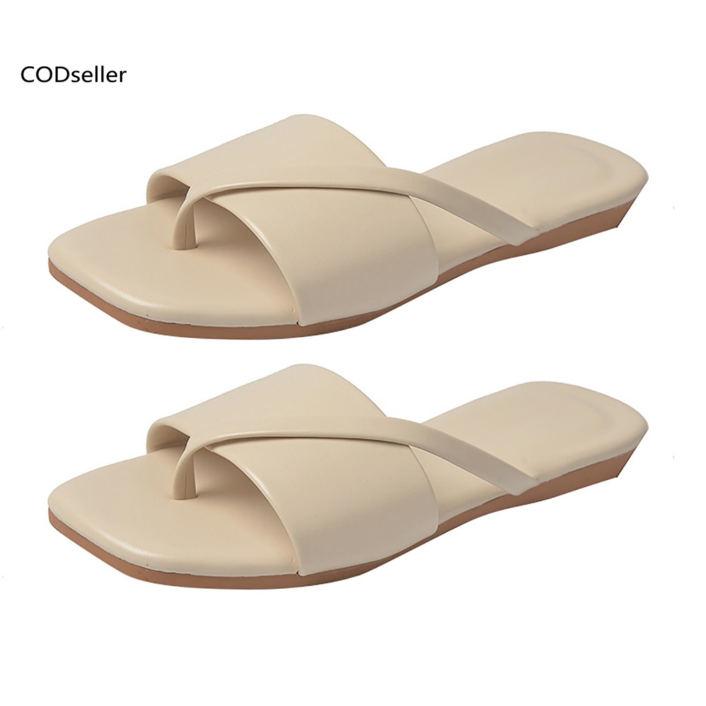 COD_ Summer Women Sandals Soft Sole Open Toe Sandals Flip Flop Type for Beach