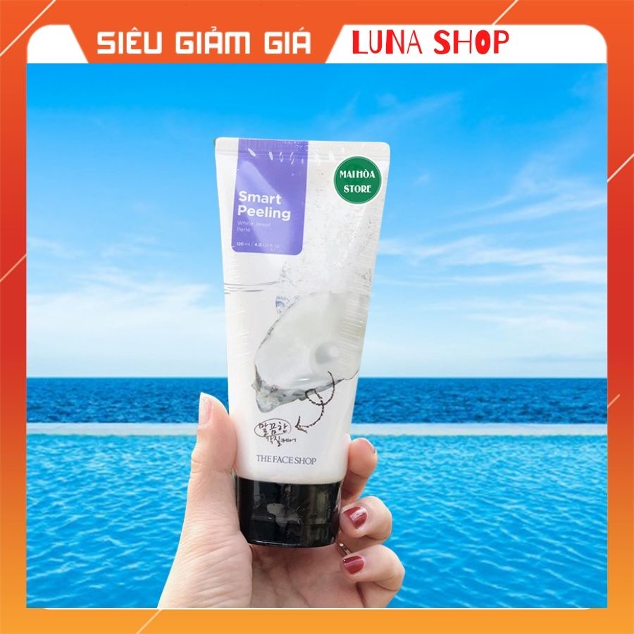 TẨY DA CHẾT / THE FACE SHOP /Tẩy Da Chết Ngọc Trai - White Jewel PeelingThe Face Shop Smart Peeling 120ml | BigBuy360 - bigbuy360.vn