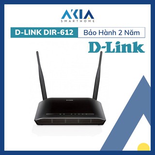 Bộ Phát Wifi Chuẩn N Tốc Độ 300Mbps D-Link DIR-612 Phiên bản Mới 2021 - Hàng Chính Hãng BH 24 Tháng