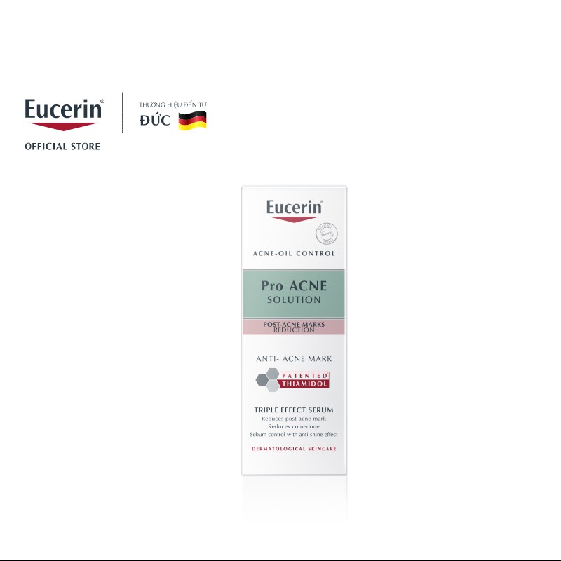 [HB Gift] Tinh Chất Giảm Thâm Mụn & Dưỡng Sáng Eucerin Pro Acne Triple Effect Serum 7ml