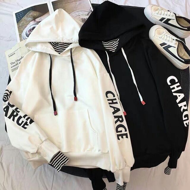 Áo hoodie nam nữ phối chữ FREESIZE | BigBuy360 - bigbuy360.vn