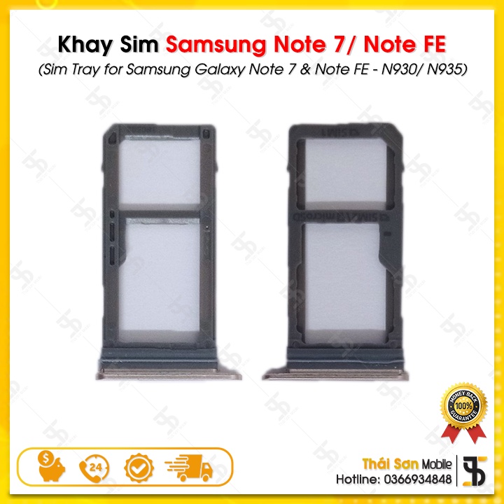 Khay Sim Samsung Note 7 / Note FE (N930 & N935) - Khay Đựng Thẻ Sim Điện Thoại Samsung Galaxy Zin Cao Cấp