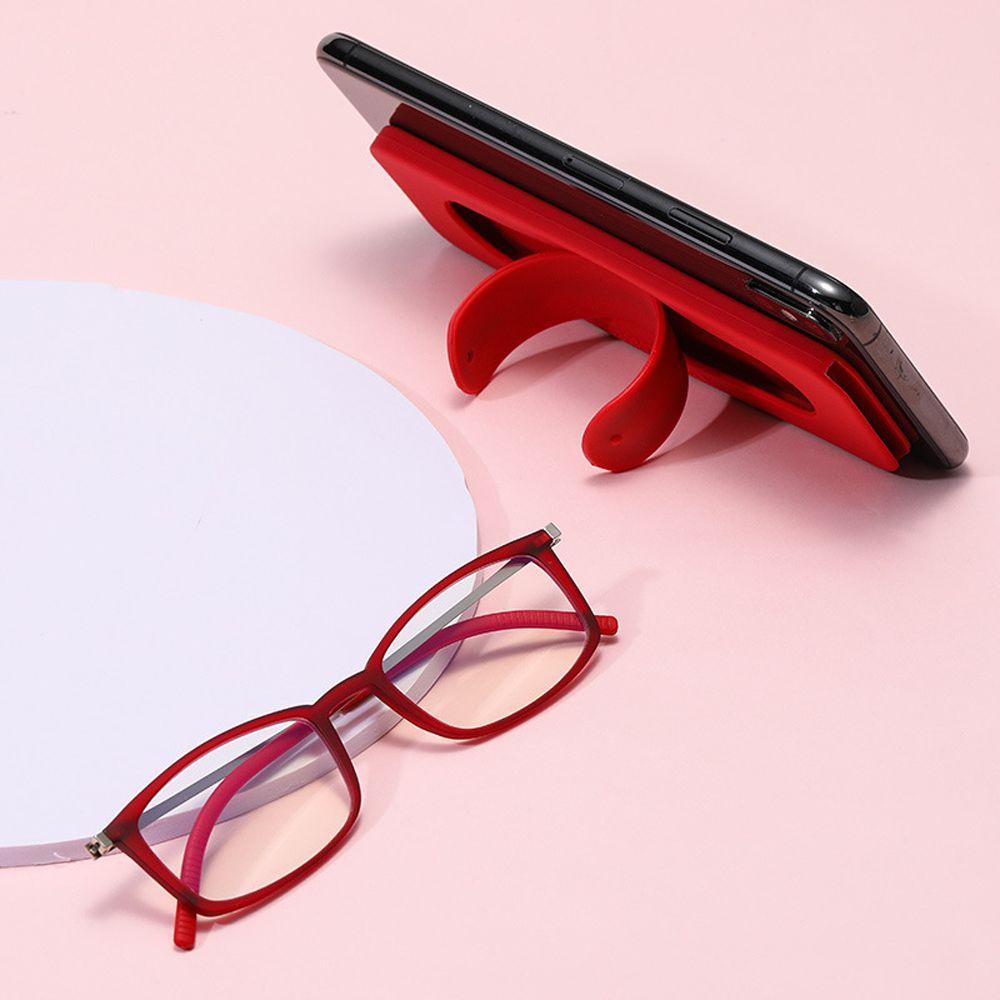 MOCHO Giá Đỡ Điện Thoại Siêu Nhẹ Chống Ánh Sáng Xanh Hình Học Phong Cách Vintage Cho Điện Thoại