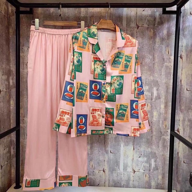Bộ ngủ lụa satin