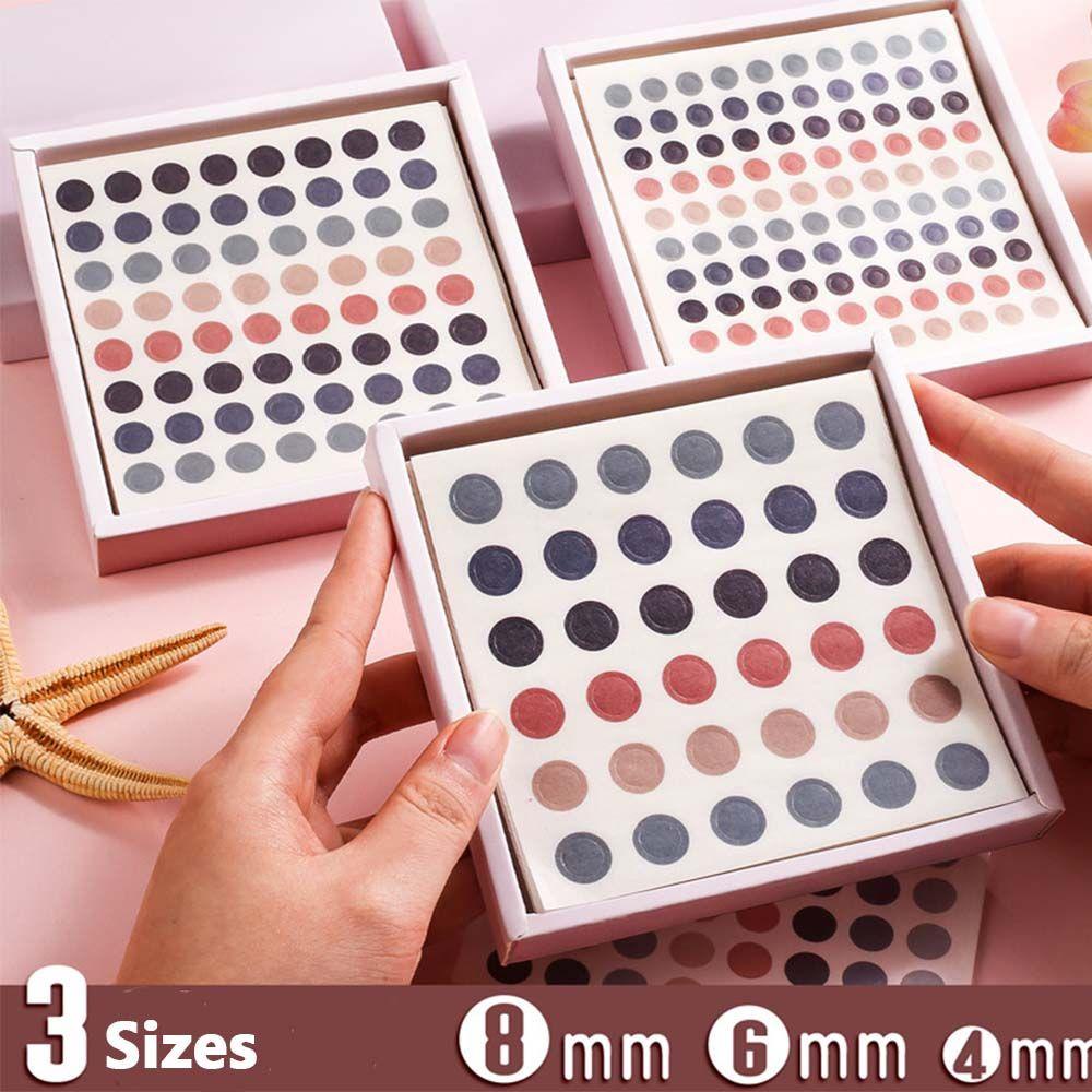 JARRED Bộ 50 Miếng Dán Tự Dính Hình Chấm Tròn Để Lên Kế Hoạch