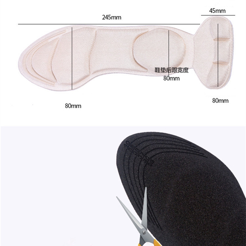 1 Pair Orthopedic Insole Brand Non Slip Cushion Foot Heel Protector Liner Shoe Insole Pads