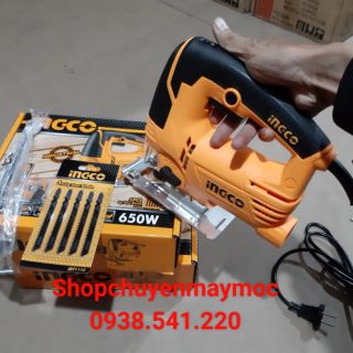 Máy cưa lọng gỗ lọng sắt ingco 650w model: js6508
