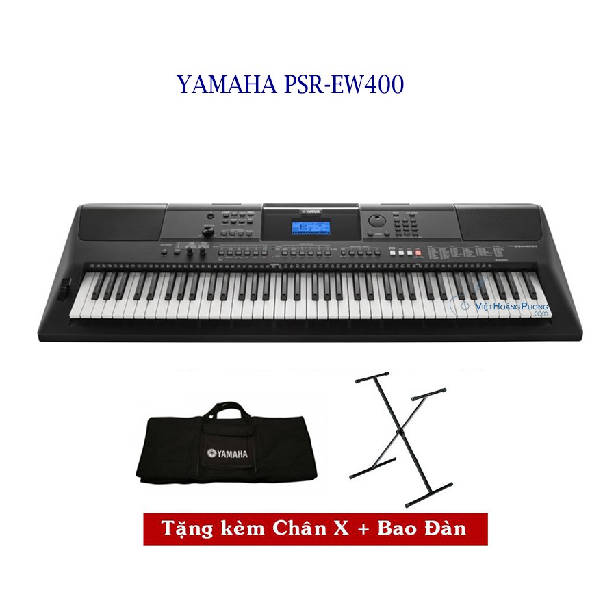 Đàn Organ Yamaha PSR-EW400 Kèm Giá nhạc + Chân + Bao đàn