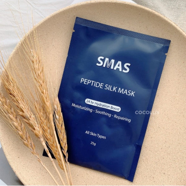 Mặt Nạ Dưỡng Ẩm Phục Hồi Da Làm Dịu Da Tức Thì SMAS Peptide Silk Mask 24H Hydration Boost 25G