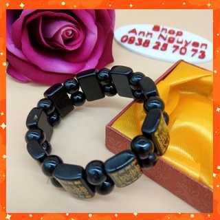Vòng tay chuỗi hạt khắc thần chú - VT062