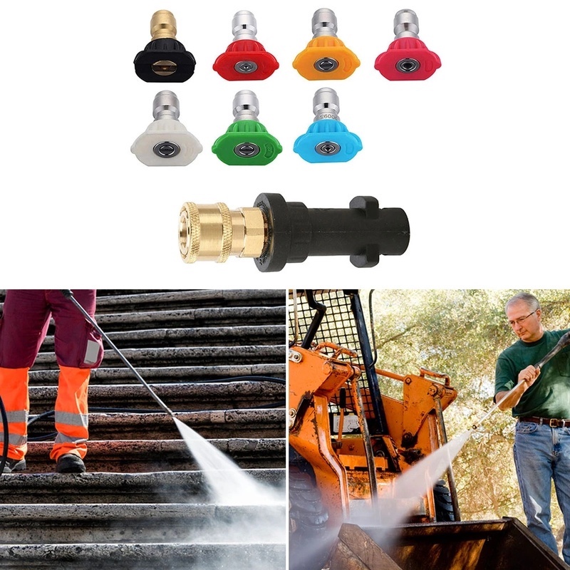 [Mới] Đầu Nối Áp Suất Cao / Vòi Xịt Bọt Xà Phòng Rửa Xe Hơi Chất Lượng Cao