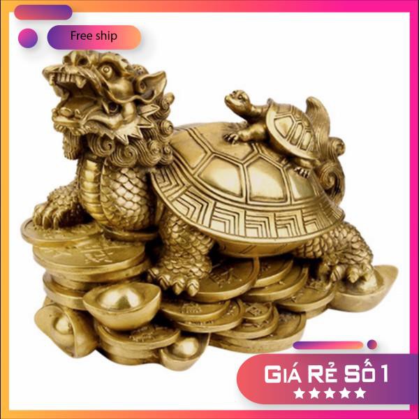 Tượng Rùa Đầu Rồng - Đồng Đúc (cái) - Cao 10cm