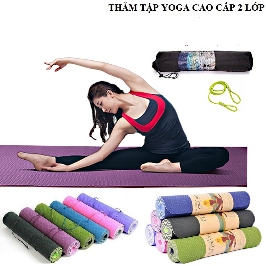 Thảm yoga 2 lớp