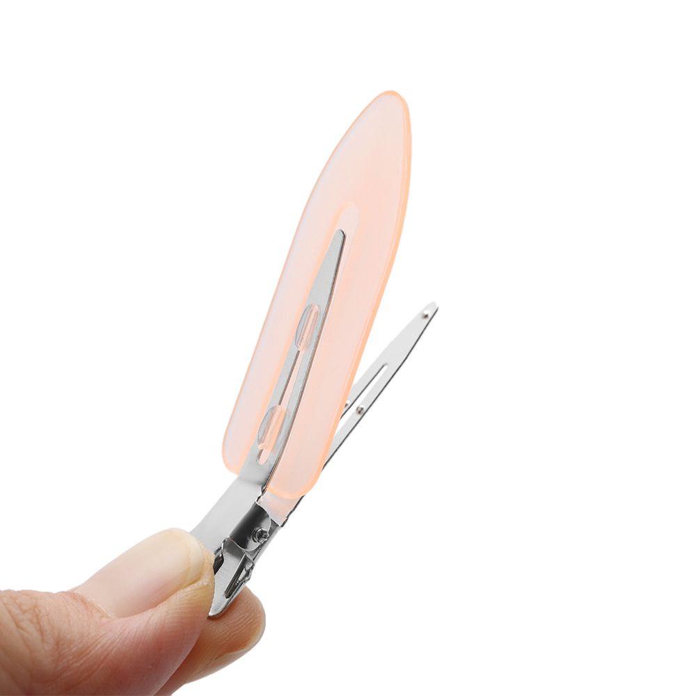 ROWANS Set 4 Kẹp Tóc Không Để Lại Dấu Màu Sắc Kẹo Ngọt Trong Suốt