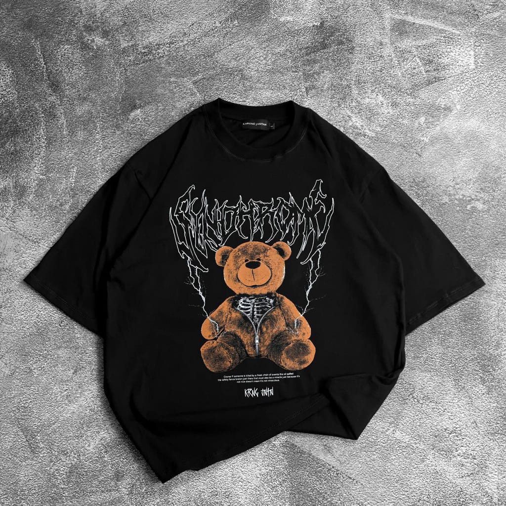 (KNDO-006) Áo Thun Oversized DISTRO Quần Áo "Dây Kéo"