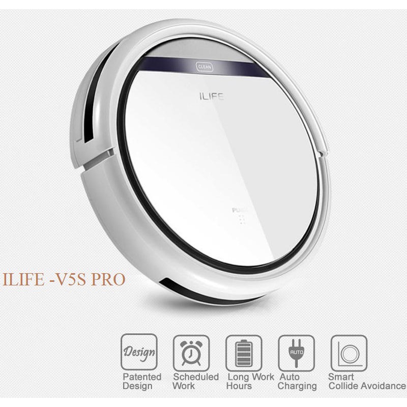 [Bảo Hành Chính Hãng ILIFE]Máy Hút Bụi, Lau Nhà Thông Minh ILIFE V5S PRO