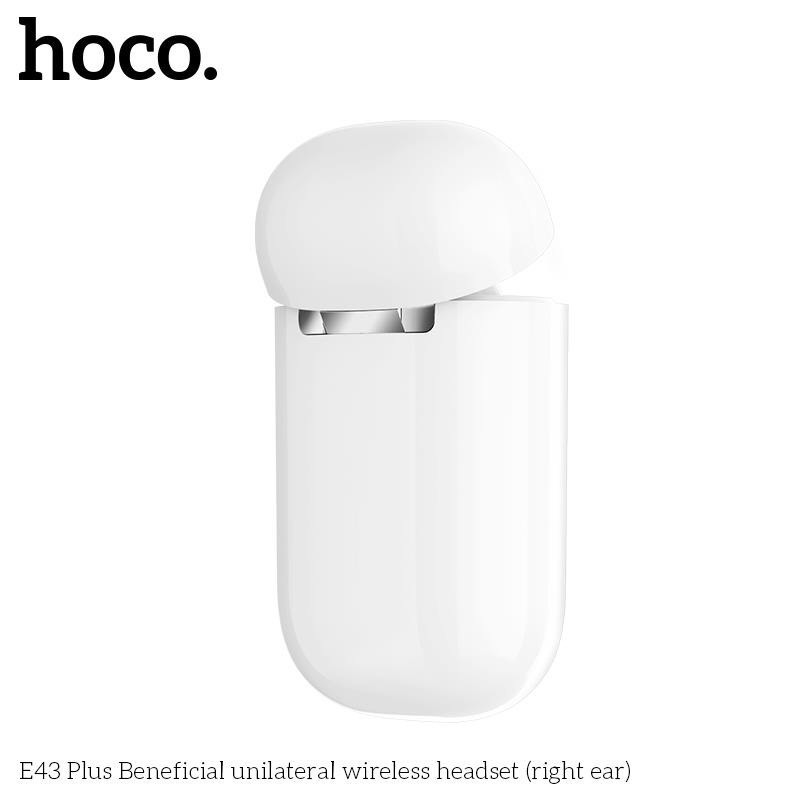 Tai Nghe Bluetooth Mini Hoco E43 Plus V5.0 Kiểu Dáng Earpod - BH 1 Năm