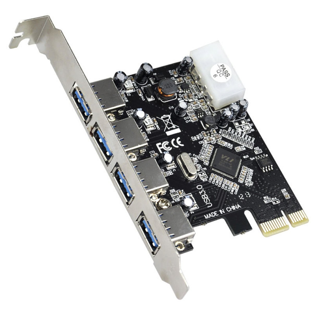 Card Mở Rộng 4 Cổng Usb 3.0 Pci-E Pcie