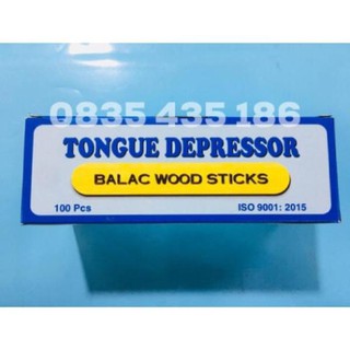 Que Đè Lưỡi Tiệt Trùng (Hộp 100 cái)