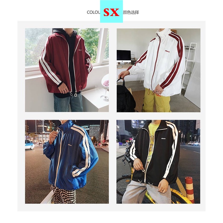 Áo Khoác Chống Nắng Dáng Rộng Phong Cách Hàn Quốc Thời Trang Xuân Hè Cho Nam