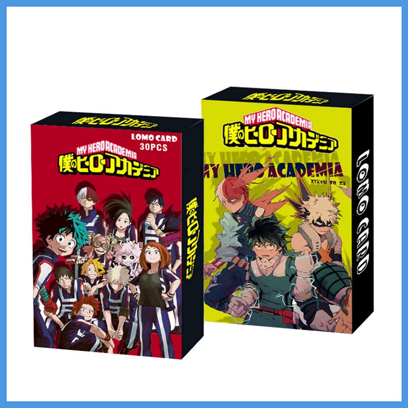 Hộp 30 thẻ ảnh lomo nhân vật anime Haikyuu độc đáo