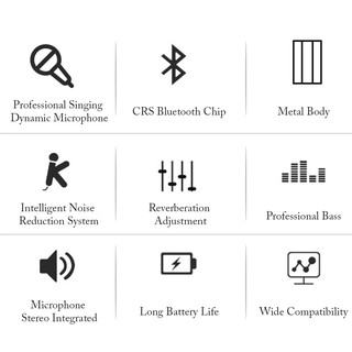 Micro Q008 Không Dây Kết Nối Bluetooth Có Đèn Led