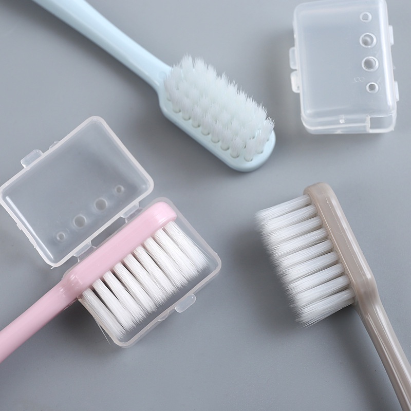 1/4 Bàn Chải Đánh Răng Lông Mềm Dùng Khi Đi Du Lịch