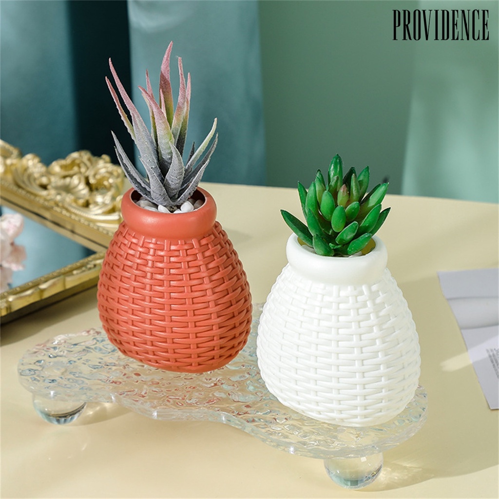 🍸Lọ Hoa Khô Bằng Nhựa Giả Mây Đan Dùng Trang Trí Nhà