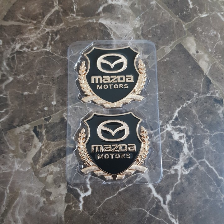 Bộ 2 logo bông lúa thương hiệu các hãng xe Motors dán xe hơi, ô tô: toyota-hyundai-ford-mazda-kia-mitsubishi-honda-vip