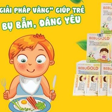 CỐM VI SINH BEBUGOLD – Hỗ trợ  tăng cường tiêu hóa (Hộp 15 gói)