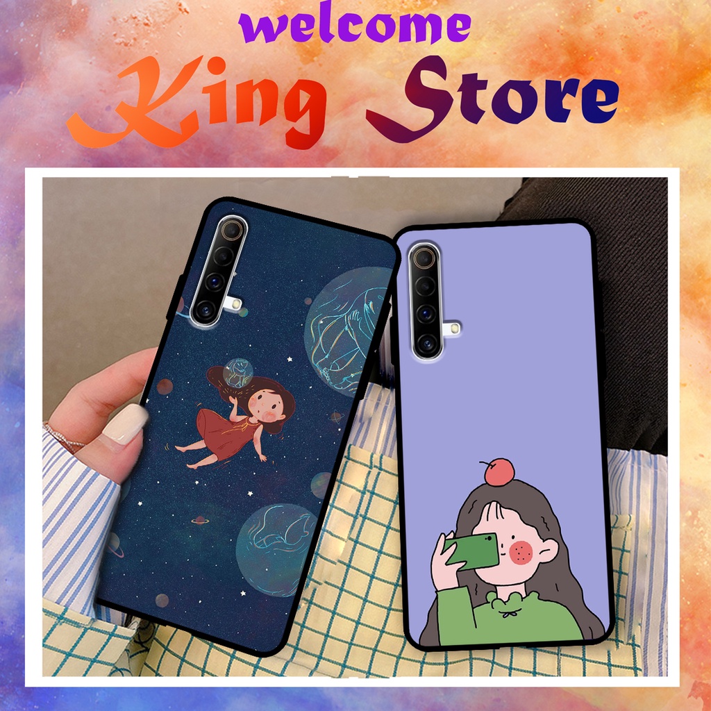 [HOT] Ốp lưng Realme 5/Realme 5i/Realme 5 Pro/Realme 6/Realme 6 Pro in hình bé gái siêu xinh,  dễ thương
