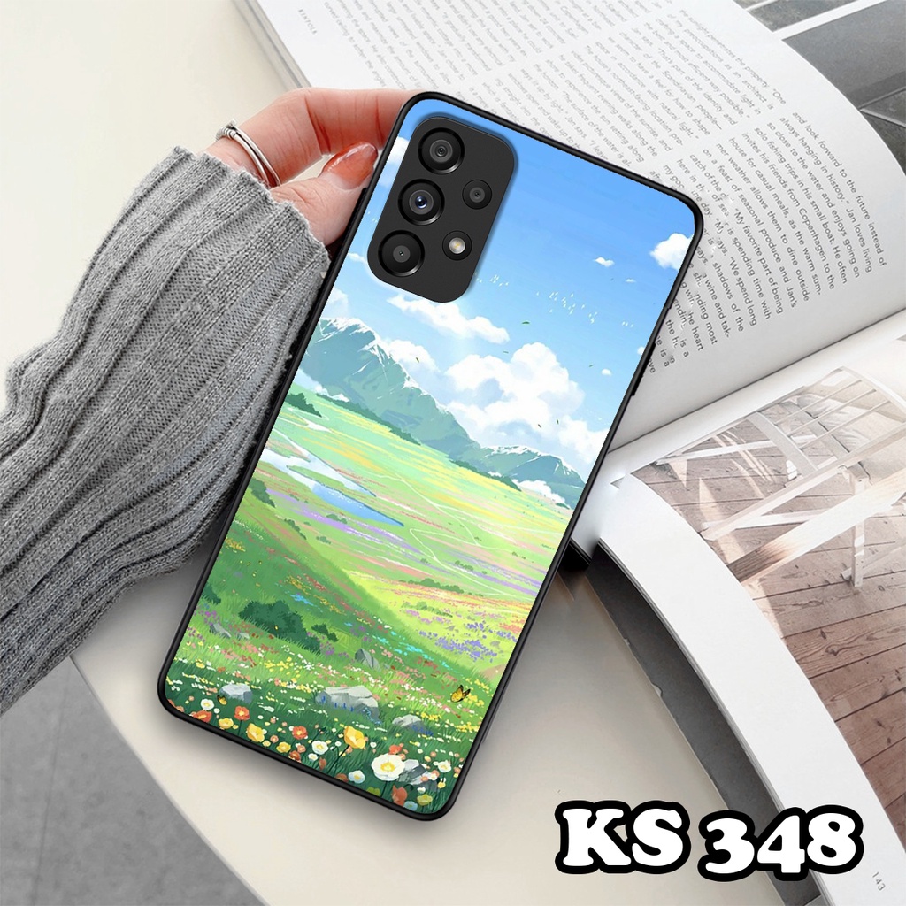 Ốp lưng Samsung M52 5G - Samsung M53 - Ốp in hình Cánh đồng hoa - Chất liệu TPU siêu bền