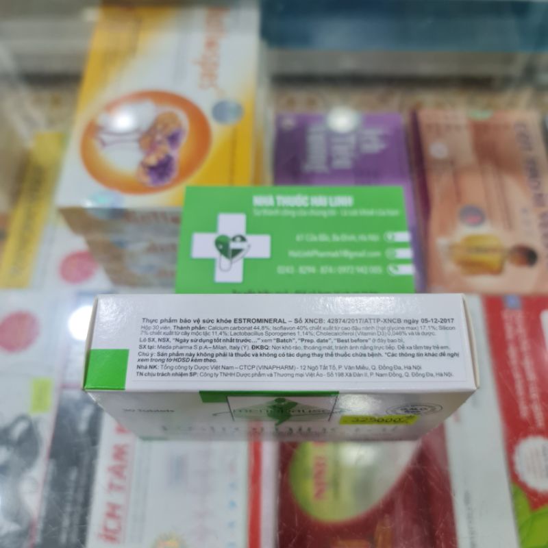 Viên uống nội tiết tố ESTROMINERAL ⚡ Tặng quà ⚡ Hộp 30 viên Giúp giảm tiền mãn kin, Chống lão hóa da