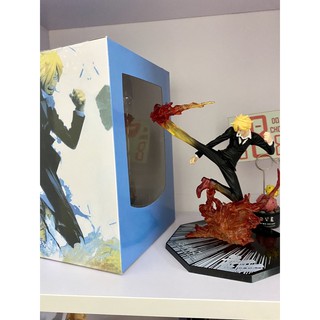 Mô hình One Piece : Hắc cước Sanji đá chân lửa