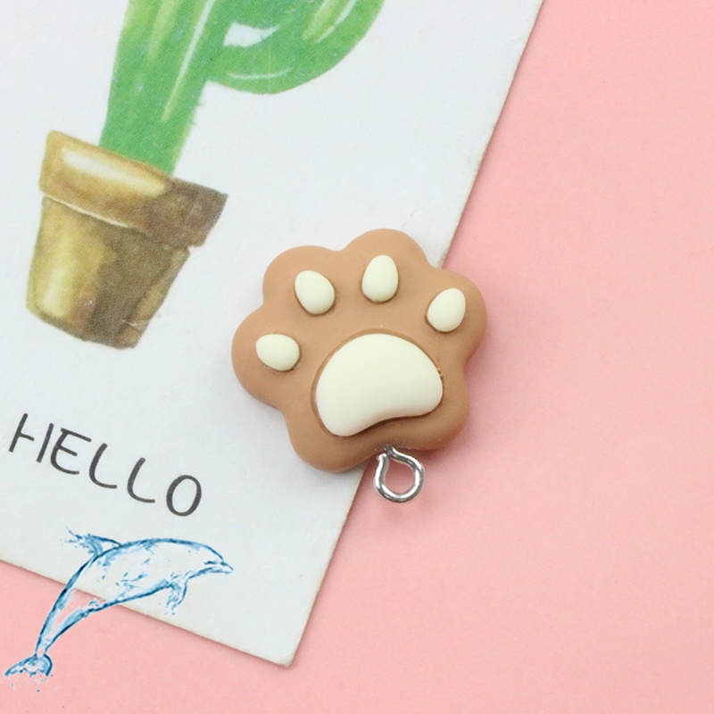 Bộ Phụ Kiện Làm Trang Sức Thủ Công Bằng Nhựa resin Màu Trà Sữa / Mèo / Kẹo / Bánh Quy / Bông Tai / Móc Khóa diy