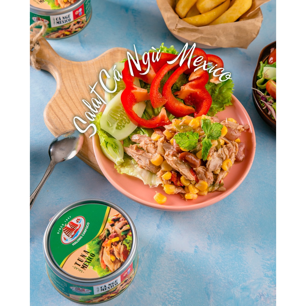 [Mã BMBAU50 giảm 7% đơn 99K] Salad Cá Ngừ Mexico - 175g - Đồ Hộp Hạ Long